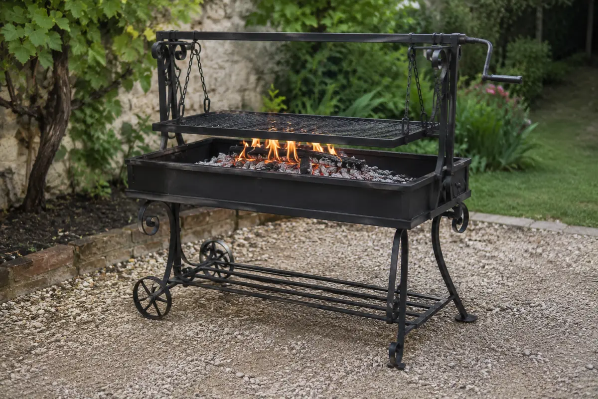 Barbecue en fer forgé sur mesure
