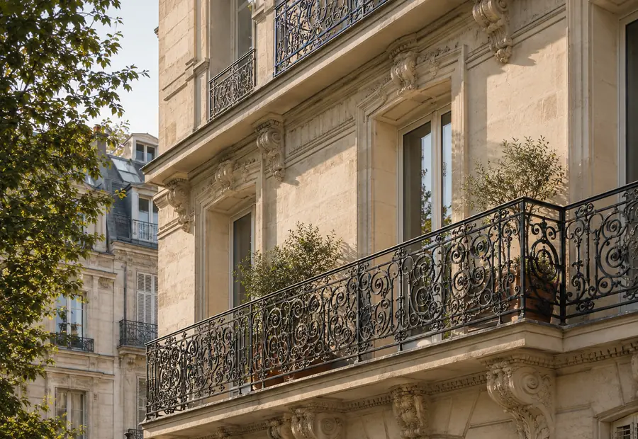 Garde-corps & balcons en fer forgé — exemple de réalisation