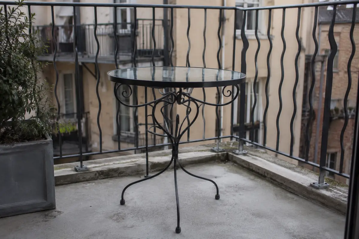 Guéridon en fer forgé sur mesure